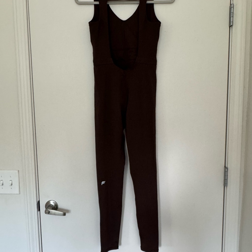Fabletics Dark Brown Jumpsuit - image 2